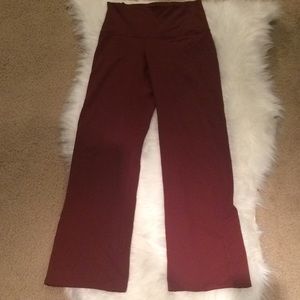 Burgandy Highwaist Leggings